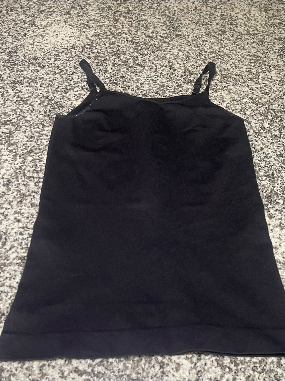 Shapermint XL black cami compression tank top undershirt fitted